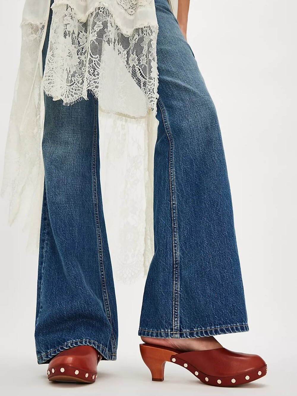 Jeffrey Campbell Blakeney Wooden Clog, Chestnut - Picture 7 of 7